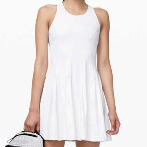 Lululemon Court Crush Tennis Dress White SIZE 8 NWT